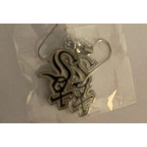 Chicago White Sox MLB Baseball Team Earrings Logo Earrings